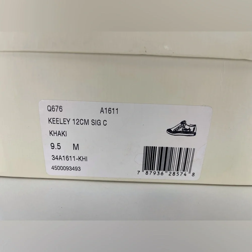 Coach Keeley Khaki Signature C Sneakers Slip On Shoes, Size 9.5 - Picture 10 of 12